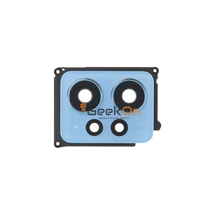 Τζαμάκι Κάμερας / Camera Glass Cover με πλαίσιο για Xiaomi Redmi Note 12 4G 23021RAAEG Ice Blue