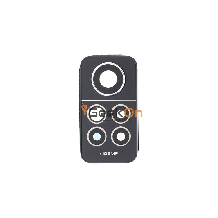 Τζαμάκι Κάμερας με Πλαίσιο / Back Camera Lens with Bezel Για Xiaomi Redmi Note 12 Pro 4G Graphite Gray