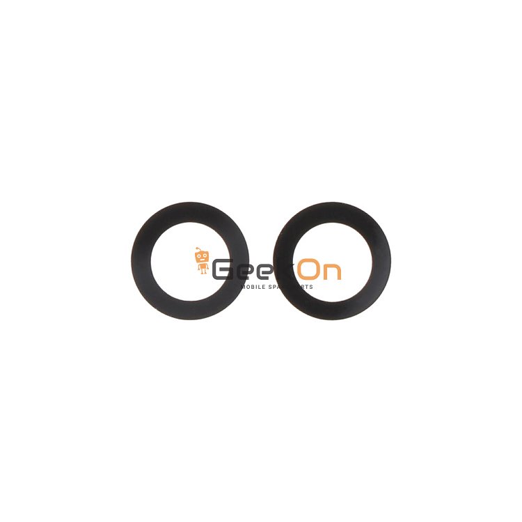 Τζαμάκι Κάμερας / Back Camera Lens Για Samsung Galaxy Z Flip3 5G F711 Black (2pcs)