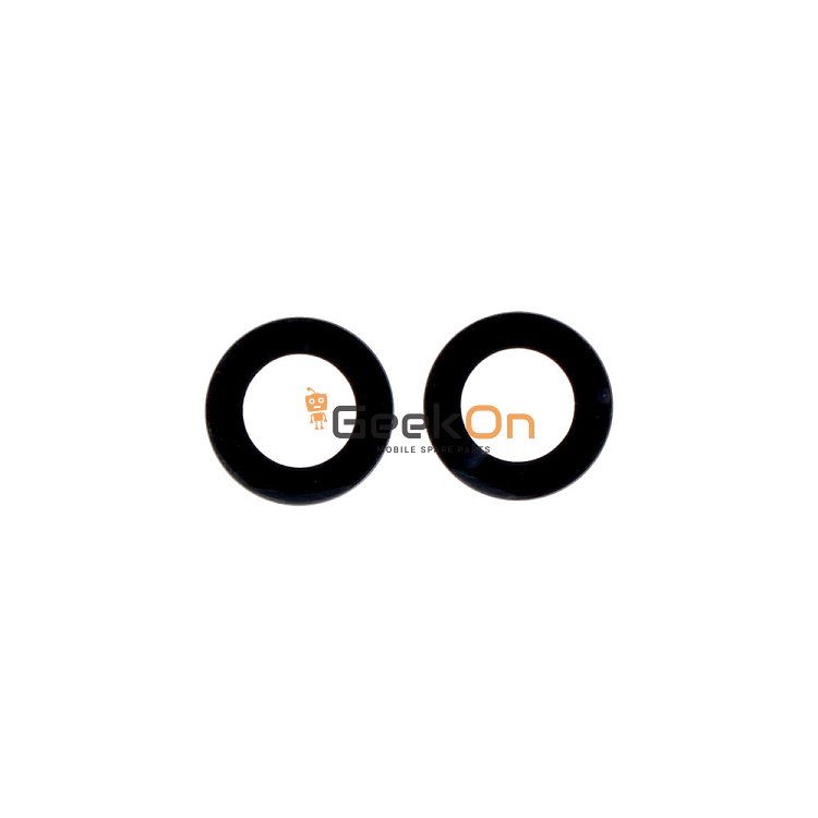 Τζαμάκι Κάμερας / Back Camera Lens Για Samsung Galaxy Z Flip4 F721 Black (2pcs)