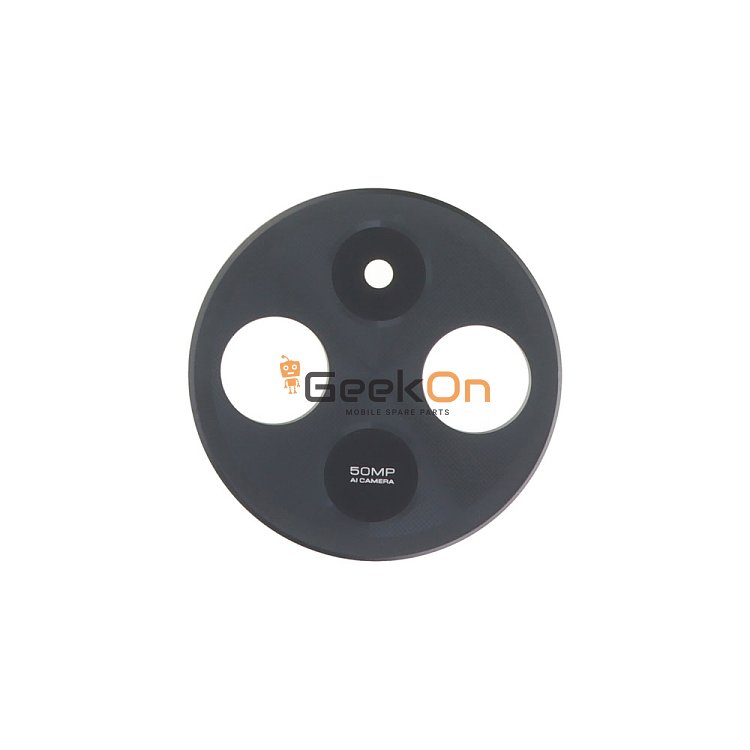 Τζαμάκι Κάμερας / Back Camera Lens για Xiaomi Redmi 14C Black