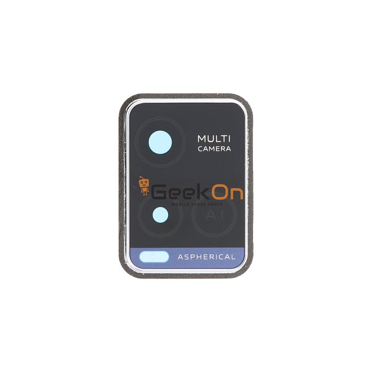 Τζαμάκι Κάμερας με Πλαίσιο / Camera Glass with Frame για Vivo Y21 Dark Blue