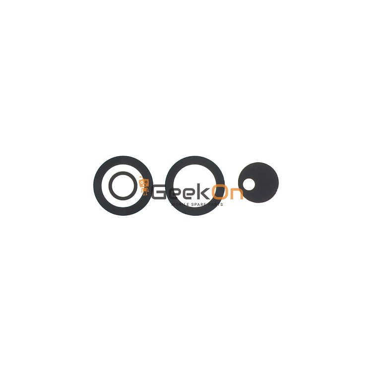 Τζαμάκι Κάμερας / Back Camera Lens για Oppo Reno8 Pro 5G CPH2357 Black (3pcs)