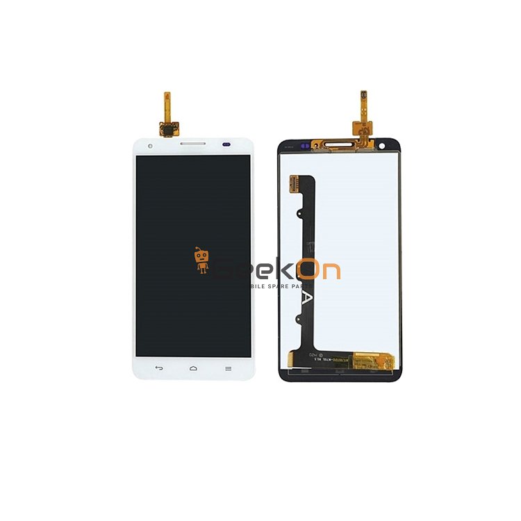 Οθόνη LCD με Μηχανισμό Αφής για Huawei G750-T01 Honor 3X/Ascend G750 Λευκό