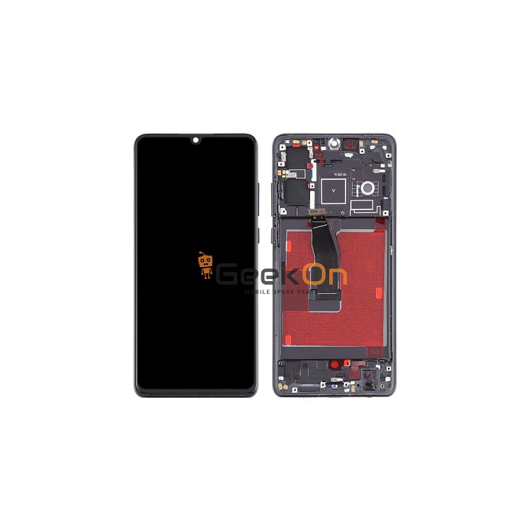 Οθόνη LCD με Μηχανισμό Αφής για Huawei P30 ΜΕ ΠΛΑΙΣΙΟ Μαύρο