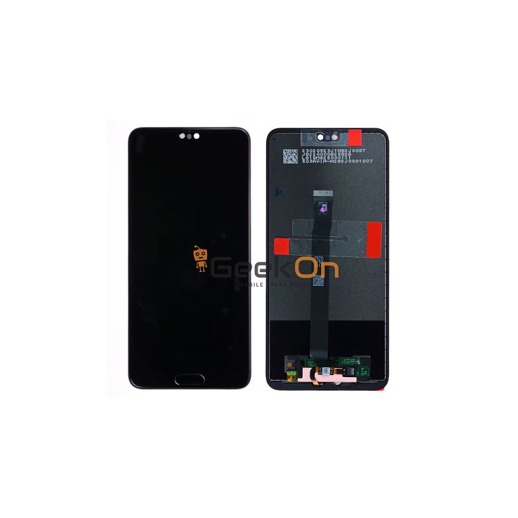 Γνήσια Οθόνη LCD και Μηχανισμός Αφής για Huawei P20 02351WKF Μαύρο (Service Pack)