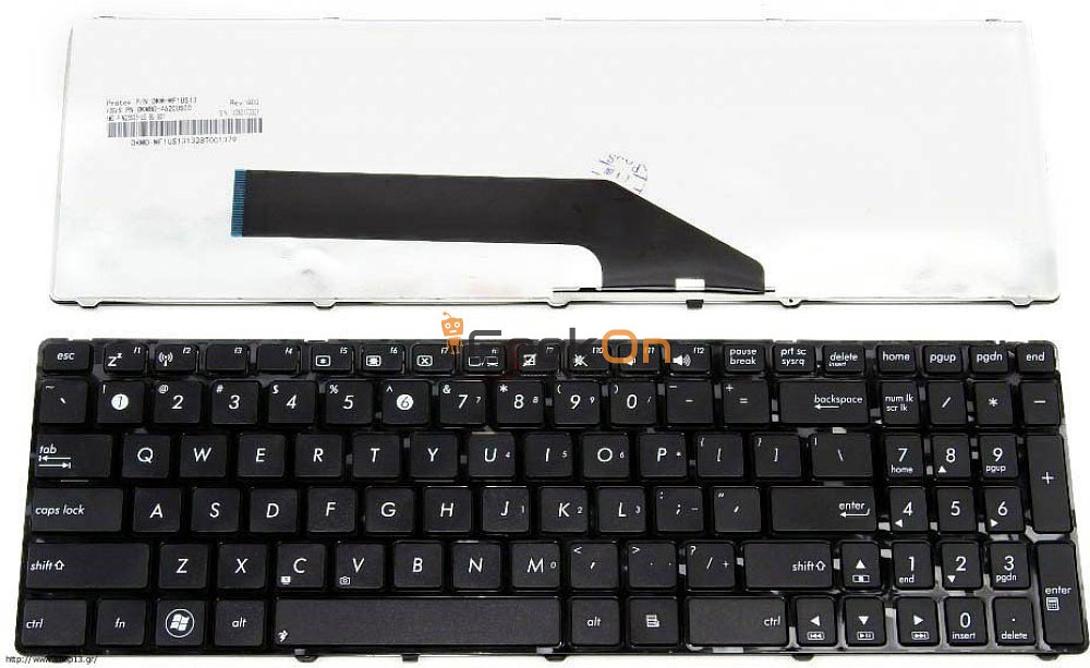 Πληκτρολόγιο Asus K50 P50 K60 K62 K70 F90 X5D F52 K72