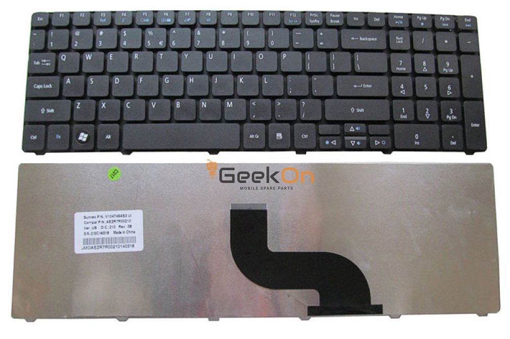 Πληκτρολόγιο Acer Aspire 5250 5251 5252 5253 5336 5551 5552 5553 5741 7540