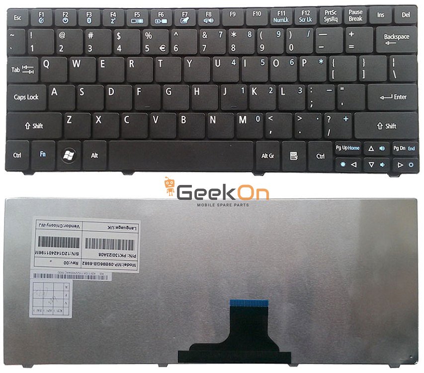 Πληκτρολόγιο Acer Aspire One 722 751 ZA3 Timeline Ferrari One