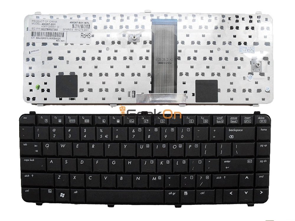 Πληκτρολόγιο HP Compaq 6530 6530s 6535s 6730s 6735s