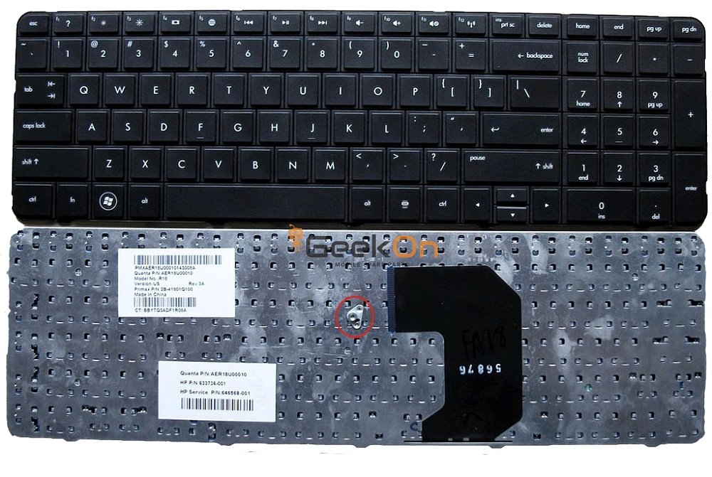 Πληκτρολόγιο HP Pavillion G7-1000