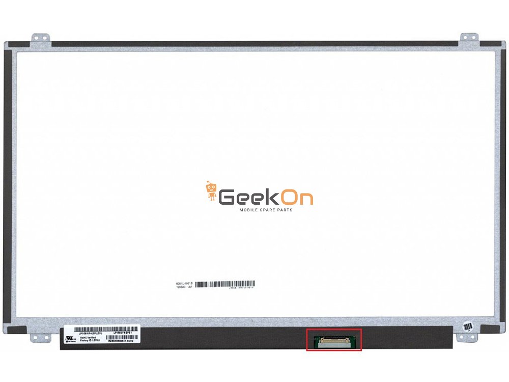 Οθόνη Laptop LED 15,6" Slim WUXGA N156HGE-EBB