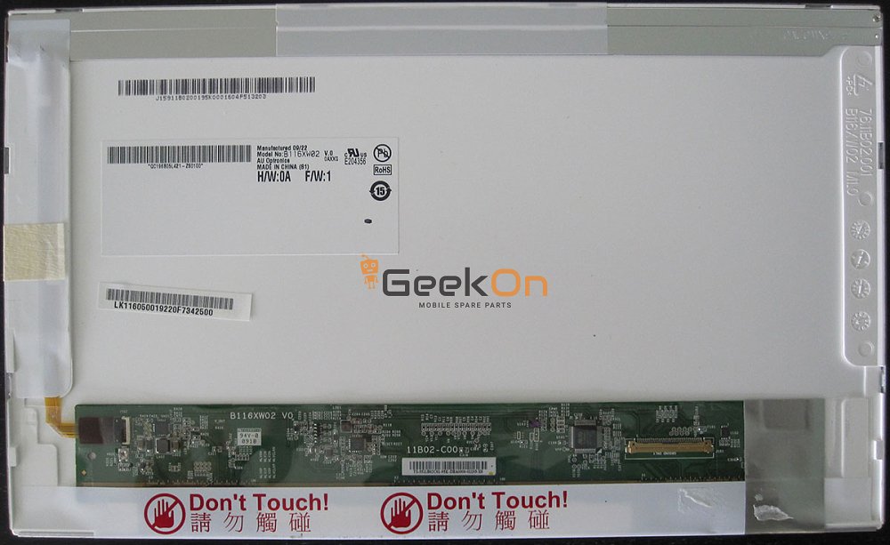 Οθόνη Laptop LED 11,6" WXGA 40pin B116XW02