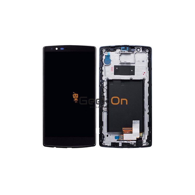 Οθόνη LCD και Μηχανισμός Αφης Με Πλαίσιο Για LG H815 G4 Μαύρο