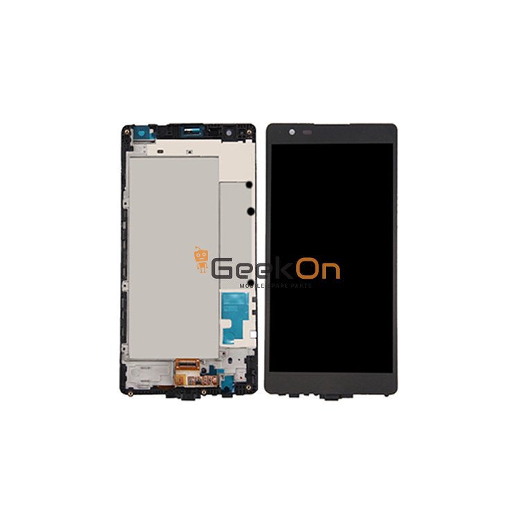 Οθόνη LCD και Μηχανισμός Αφης Με Πλαίσιο Για LG K220 X Power Μαύρο