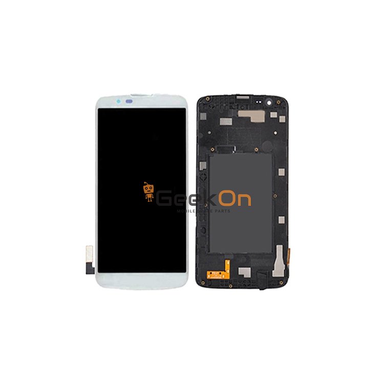 Οθόνη LCD και Μηχανισμός Αφης Με Πλαίσιο Για LG K7 K330 Λευκό