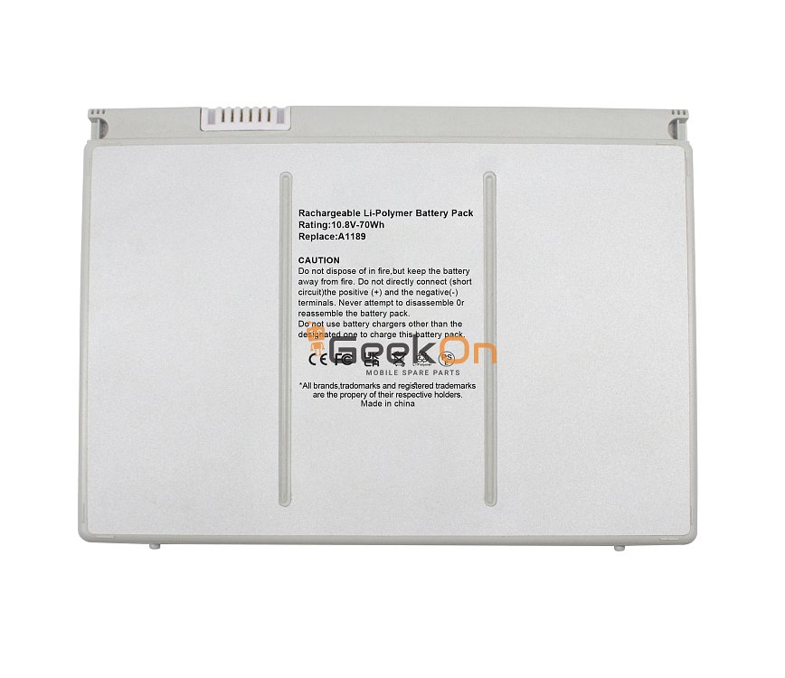Συμβατή Μπαταρία A1189 Για Apple Macbook Pro 17" (2008) A1151 /A1212 /A1229 /A1261 6300mAh
