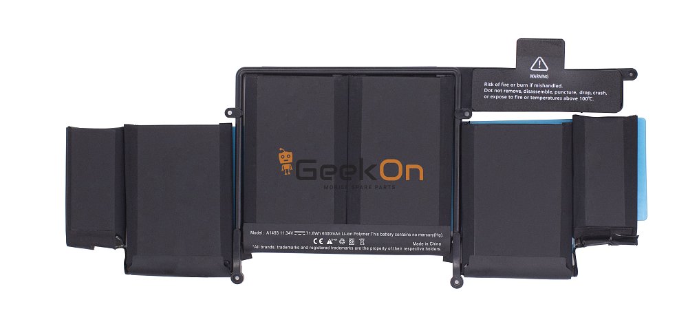 Συμβατή Μπαταρία A1493 Για Apple Macbook Pro 13" Retina (2013) A1502 6300mAh