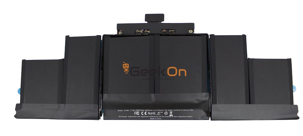 Συμβατή Μπαταρία A1494 Για Apple Macbook Pro 15" Retina (2013-2014) A1398 8600mAh
