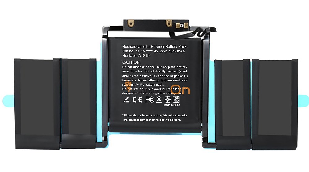 Συμβατή Μπαταρία A1819 Για Apple Macbook Pro 13"  (2016-2017) A1706 4314mAh