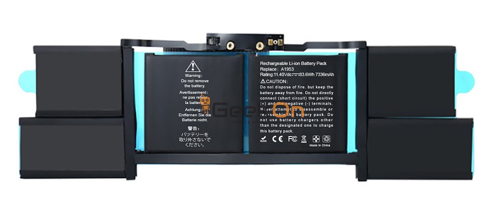 Συμβατή Μπαταρία A1953 Για Apple Macbook Pro 15"  (2018-2019) A1990 7336mAh