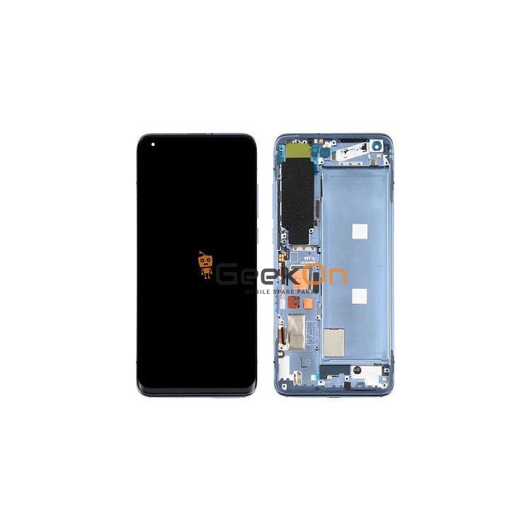OLED Οθόνη LCD και Μηχανισμός Αφής για Xiaomi Mi 10 5G / Mi 10 Pro 5G (S Version) M2001J2G / M2001J2I Μαύρο