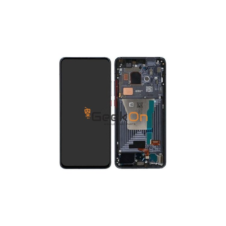 Γνήσια Οθόνη LCD και Μηχανισμός Αφής με Πλαίσιο για Xiaomi Poco F2 Pro 56000G0J1100 Μαύρο (Service Pack)