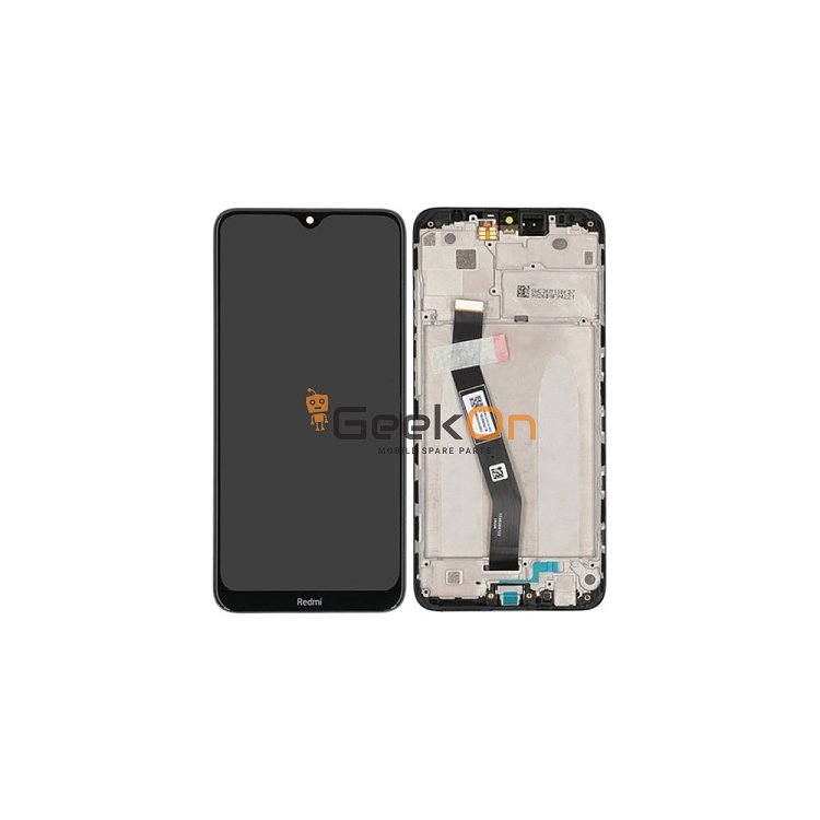 Γνήσια Οθόνη LCD και Μηχανισμός Αφής με Πλαίσιο για Xiaomi Redmi 8A 5600030C3K00 Μαύρο (Service Pack)