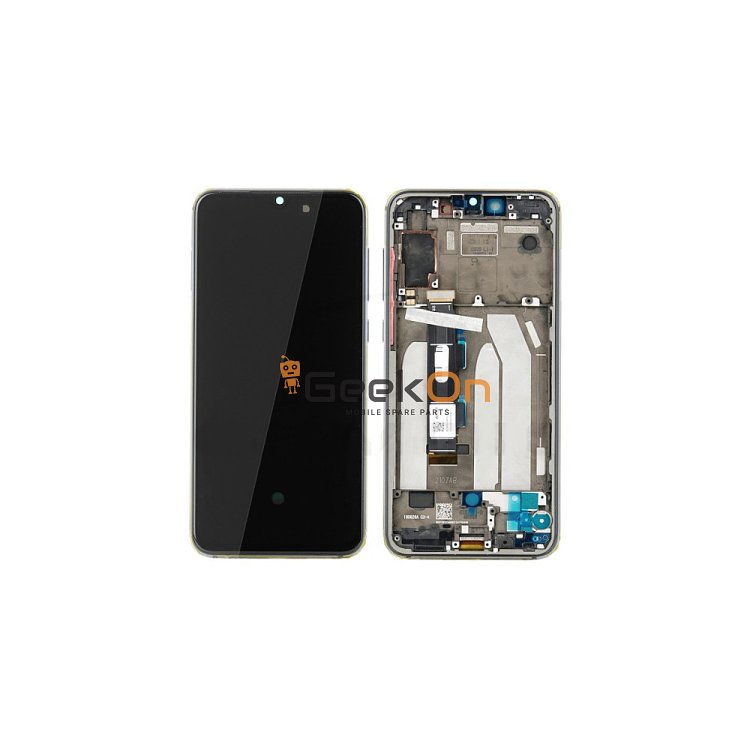 Γνήσια Οθόνη LCD και Μηχανισμός Αφής με Πλαίσιο για Xiaomi Mi 9 SE 5606101010B6 Μαύρο (Service Pack)