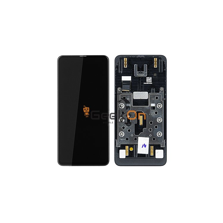 Γνήσια Οθόνη LCD και Μηχανισμός Αφής με Πλαίσιο για Xiaomi Mi Mix 3 5G 561010026033 Μαύρο (Service Pack)