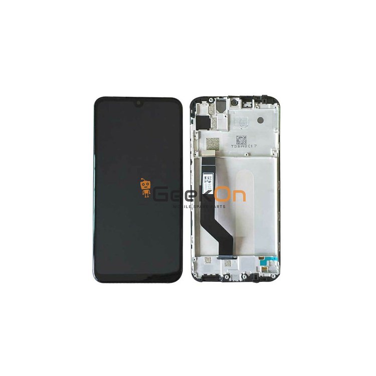 Γνήσια Οθόνη LCD και Μηχανισμός Αφής με Πλαίσιο για Xiaomi Mi Play 5606100760B6 Μαύρο (Service Pack)
