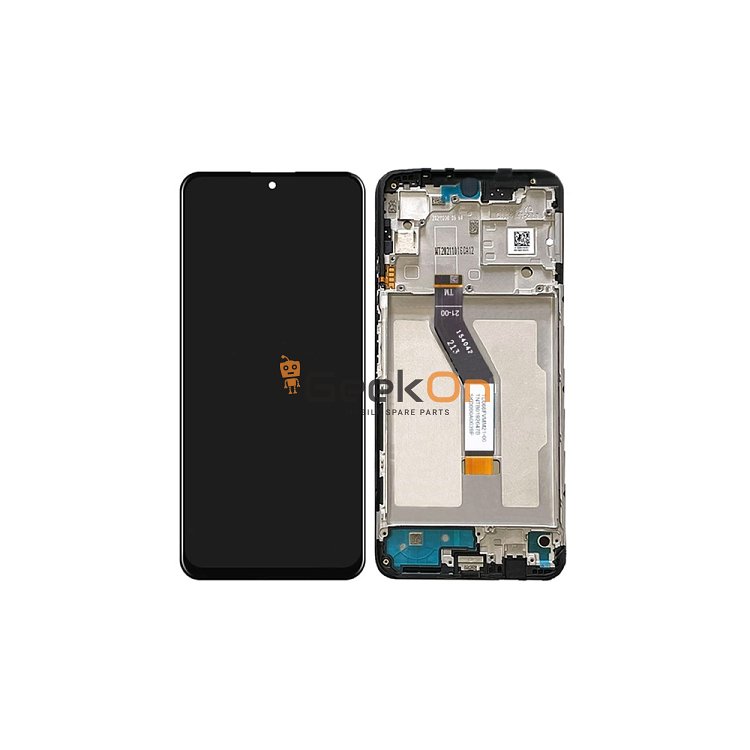 Γνήσια Οθόνη LCD και Μηχανισμός Αφής Με Πλαίσιο για Xiaomi Poco M4 Pro 5G 21091116AG 560001K16A00 Μαύρο (Service Pack)