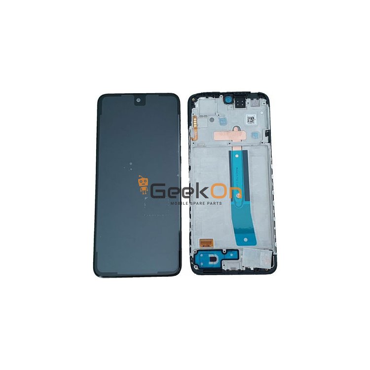 Γνήσια Οθόνη LCD και Μηχανισμός Αφής Με Πλαίσιο για Xiaomi Redmi Note 11S 4G 5600010K7S00 (Service Pack)