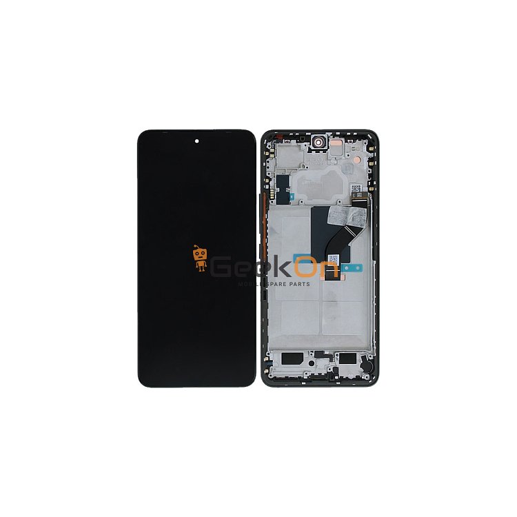 Γνήσια Οθόνη LCD και Μηχανισμός Αφής με Πλαίσιο για Xiaomi 12 Lite 5G 56000300L900 Μαύρο (Service Pack)