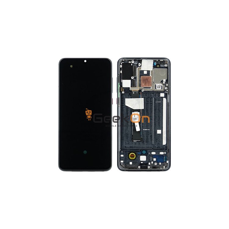Γνήσια Οθόνη LCD και Μηχανισμός Αφής Με Πλαίσιο για Xiaomi Mi 9 Pro 5G 5600030F1X00 Titanium Black (Service Pack)