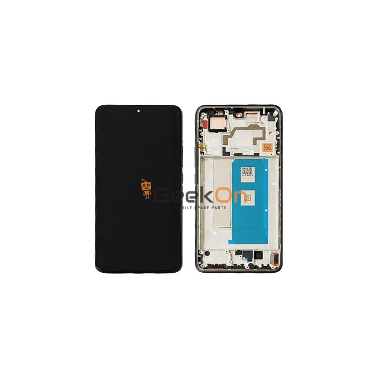 Γνήσια Οθόνη LCD Και Μηχανισμός Αφής Με Πλαίσιο για Xiaomi Redmi K60 / Redmi K60 Pro / Poco F5 Pro 560001M11A00 Μαύρο (Service Pack)