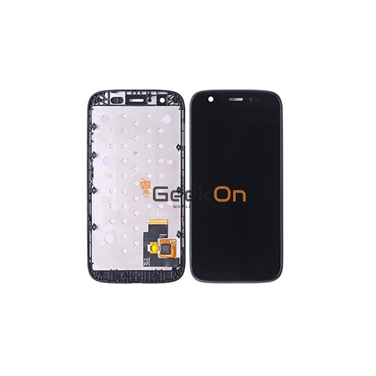 Οθόνη LCD και Μηχανισμός Αφης Με Πλαίσιο Για Motorola Moto G XT1032 Μαύρο