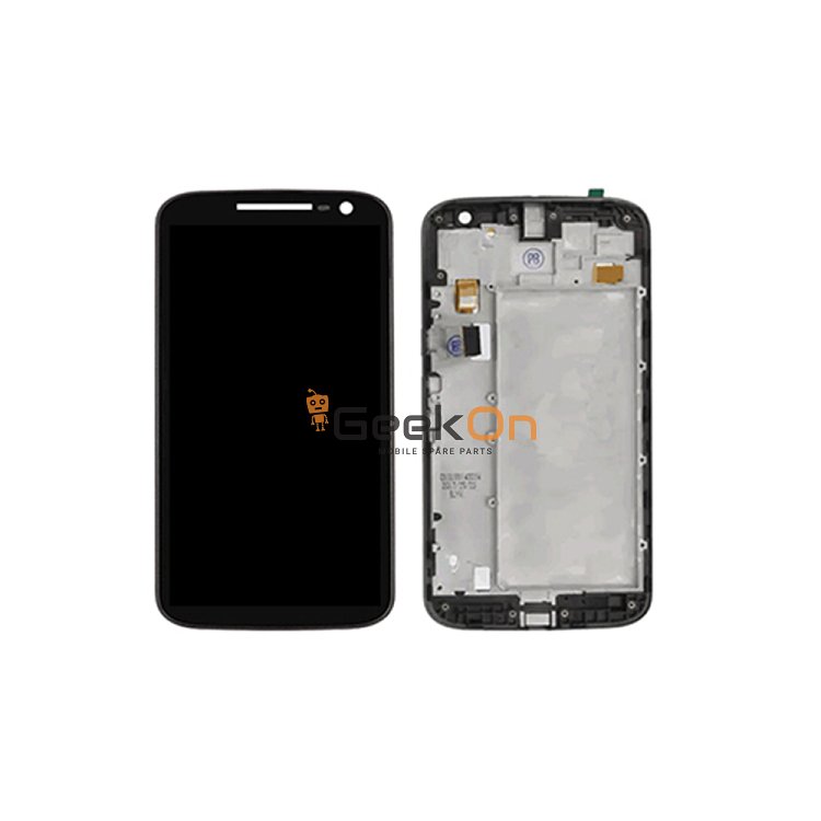 Οθόνη LCD και Μηχανισμός Αφης Με Πλαίσιο Για Motorola Moto G4 Play Μαύρο