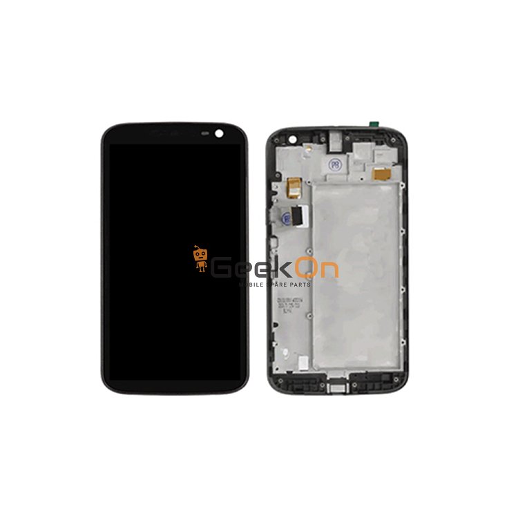 Οθόνη LCD και Μηχανισμός Αφης Με Πλαίσιο Για Motorola Moto G4 XT1622 Μαύρο