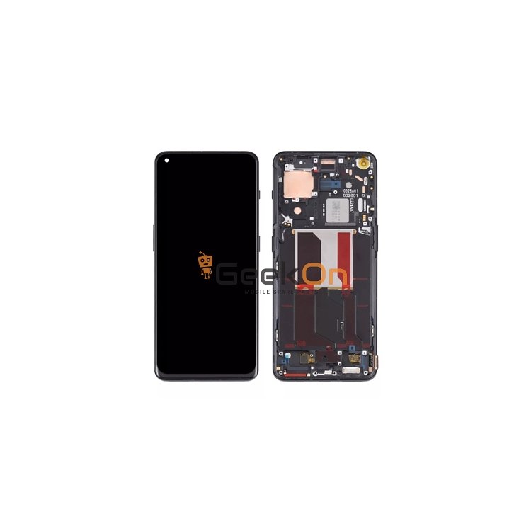 AMOLED Οθόνη LCD και Μηχανισμός Αφης με Πλαίσιο Για OnePlus 10 Pro Black