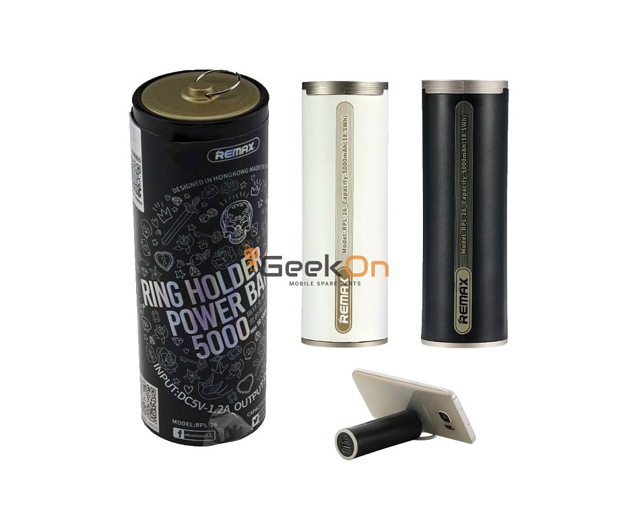 Power Bank Ring Holder 5000mah REMAX RPL-26 Gold
