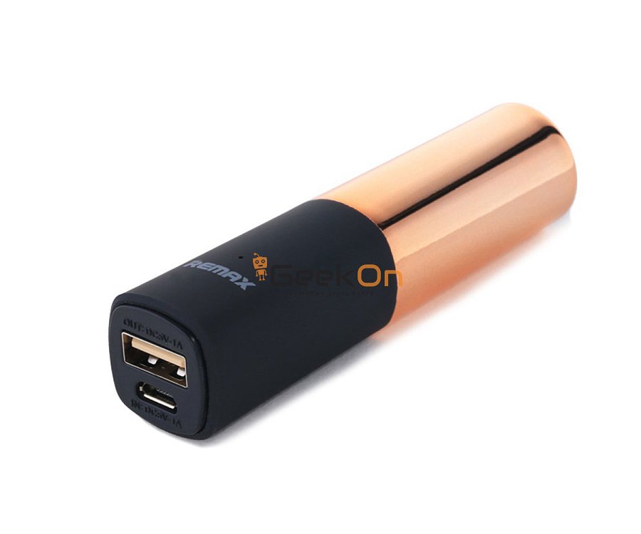 Power Bank Lipstick 2400mah REMAX RPL-12 Gold