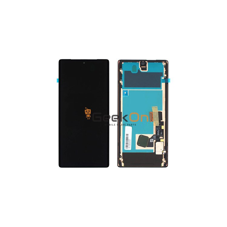 Γνήσια Οθόνη LCD Και Μηχανισμός Αφής για Google Pixel 6 Pro 5G G949-00219-01 Μαύρο (Service Pack)