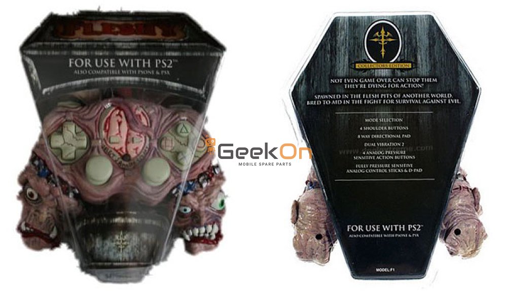 Συλλεκτικό χειριστήριο Playstation 2 FLESHY