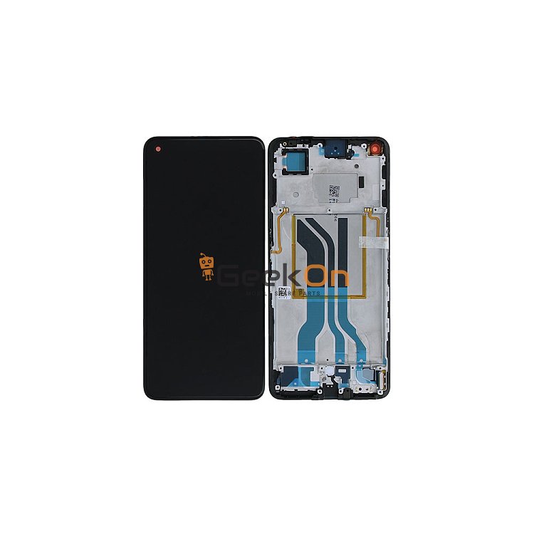 Γνήσια Οθόνη LCD Και Μηχανισμός Αφής Με Πλαίσιο για Realme GT Neo 2 Μαύρο 4908662 (Service Pack)