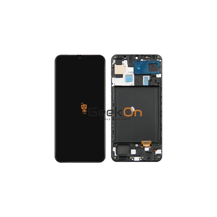 OEM Οθόνη LCD και Μηχανισμός Αφής Με Πλαίσιο για Samsung Galaxy A50 A505 ΜΑΥΡΟ