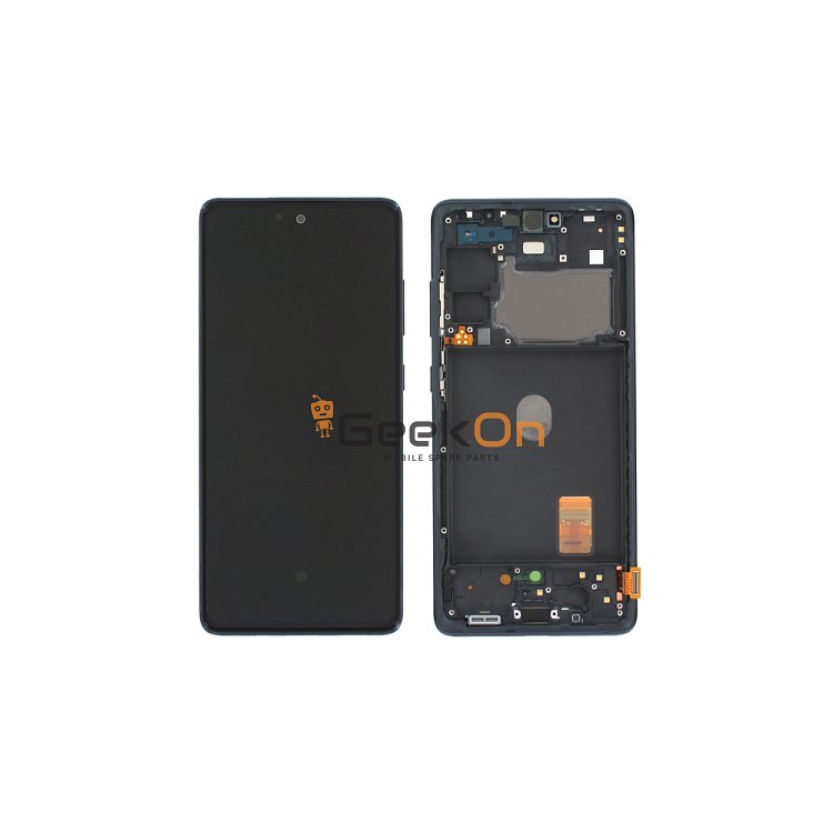 Γνήσια Οθόνη LCD και Μηχανισμός Αφής με Πλαίσιο για Samsung Galaxy S20 FE 4G G780 GH82-24219A Cloud Navy (Service Pack)