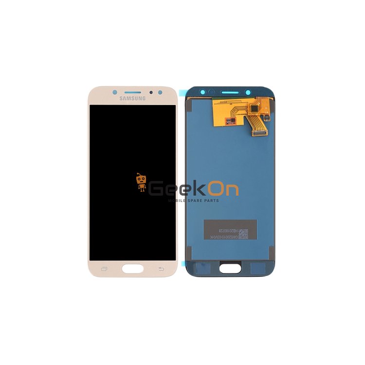 Γνήσια Οθόνη LCD και Μηχανισμός Αφής για Samsung Galaxy J5 2017 J530F GH97-20738C Χρυσό (Service Pack)