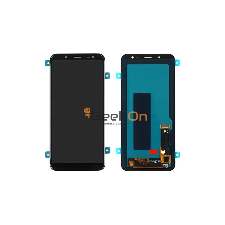 Γνήσια Οθόνη LCD και Μηχανισμός Αφής για Samsung Galaxy J6 2018 J600F GH97-21931A Μαύρο (Service Pack)