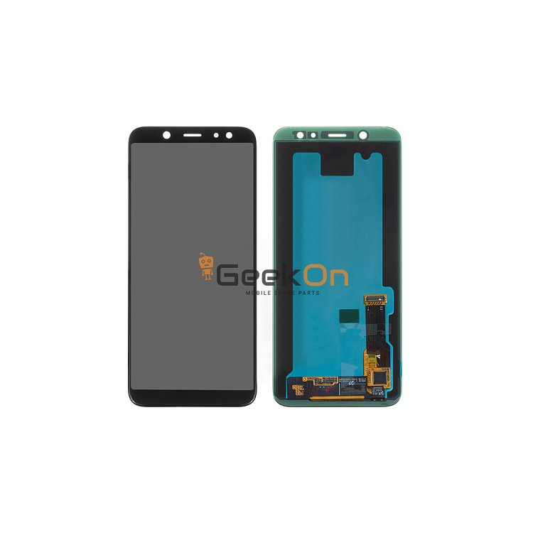 Γνήσια Οθόνη LCD και Μηχανισμός Αφής για Samsung Galaxy A6 2018 A600 GH97-21897A  Μαύρο (Service Pack)